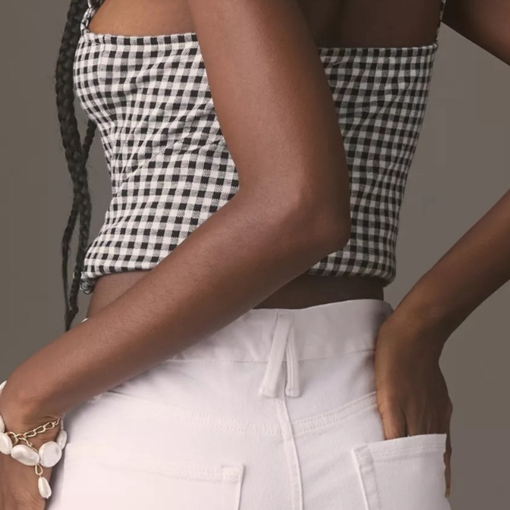 Gorgeous,Good American Good Legs Straight white jeans❤️ - Picture 4 of 7